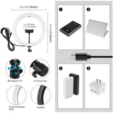 11.8 Dual Colour Led Ring Light With Phone Clamp - 3 Modes-1915196783194148866