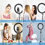 11.8 Dual Colour Led Ring Light With Phone Clamp - 3 Modes-1915196783194148872