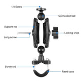 Motorcycle Handlebar Fixed Mount U Bolt Base Holder For Gopro And Other Action Cameras-1915196694312652802