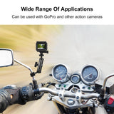 Universal Rearview Mirror Mount For Action Cameras 16.5 X 5.5Cm / 6.5 X 2.0 Inch-1915196728034856964