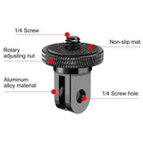 Metal Tripod Mount For Action Cameras - 1 / 4 Screw-1915196762503647235