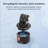 Magnetic Base Action Camera Adapter - 1 / 4 Inch-1915196487365693443
