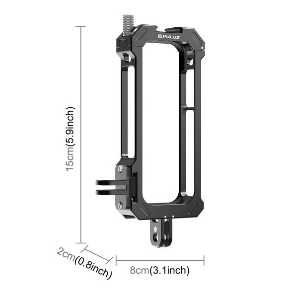 Metal Protective Cage For Insta360 X3 With Cold Shoe And Tripod Adapter-1915196762809831425