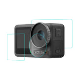 Tempered Glass Film Set For Dji Action 3 - 3-In-1 Protection For Front And Back Screens And Lenses-1915198406066835457