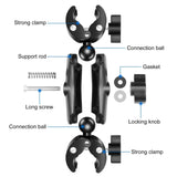 Dualheads Crab Clamp Handlebar Mount For Action Cameras-1915196505841602562