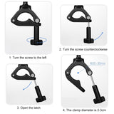 Universal Phone Mount For Handlebars With Clamp And Screw-1915197921331122182