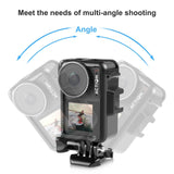 Plastic Cage With Cold Shoes For Dji Action Camera-1915196745676099588