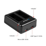 Dual Usb Charger For Gopro Hero 9 / 10 / 11 / 12 - Dual Batteries-1915196500787466243