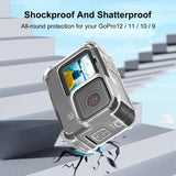 Tpu Case With Lens Cap And Neck Strap For Gopro Hero 9 / 10 / 11 / 12-1915196604000899077