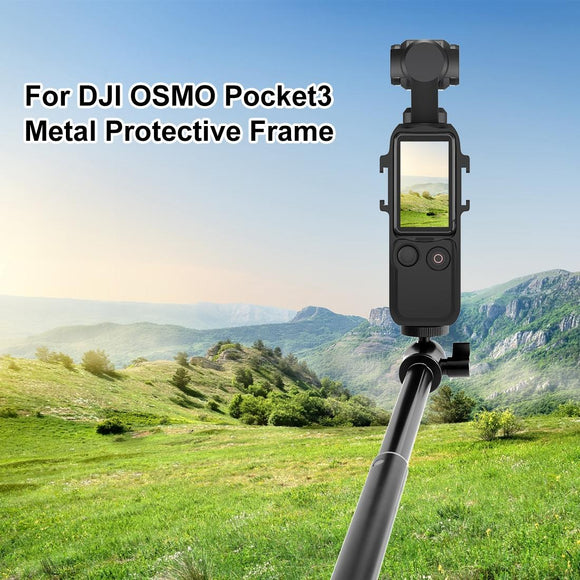 Dual Cold Shoe Adapter Bracket For Dji Pocket 3 Cage-1915196734259204097