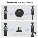 Dual Cold Shoe Adapter Bracket For Dji Pocket 3 Cage-1915196734259204104