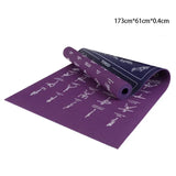 NNETM PVC Non-Slip Men's Fitness Mat for Yoga & Pilates