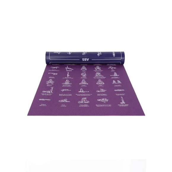 NNETM PVC Non-Slip Men's Fitness Mat for Yoga & Pilates