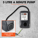 NNEMB Parts Washer Replacement Pump, with 3.15 L/min Flow Rate