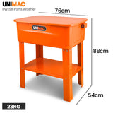 NNEMB 86L Heavy Duty Multi Purpose Auto Parts Washer, with Removable Work Shelf, Parts Basket