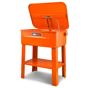 NNEMB 86L Heavy Duty Multi Purpose Auto Parts Washer, with Removable Work Shelf, Parts Basket