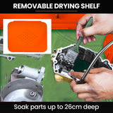 NNEMB 86L Heavy Duty Multi Purpose Auto Parts Washer, with Removable Work Shelf, Parts Basket