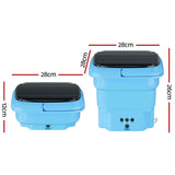 NNEDSZ Portable Washing Machine 4.5L Blue