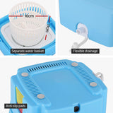 NNEDSZ Portable Washing Machine 4.5L Blue