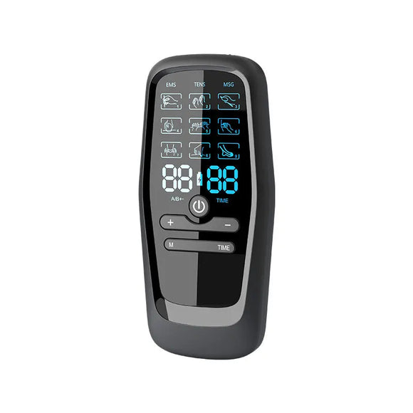 NNEOBA Physiotherapy TENS & EMS Muscle Stimulator Digital Acupuncture Therapy Black