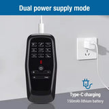 NNEOBA Physiotherapy TENS & EMS Muscle Stimulator Digital Acupuncture Therapy Black