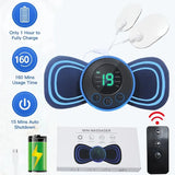 NNEOBA Portable Electric Neck Massager with Remote