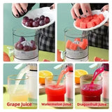 NNEOBA Portable Electric Fruit Juicer USB Rechargeable White