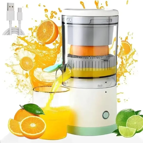 NNEOBA Portable Electric Citrus Juicer USB Rechargeable White