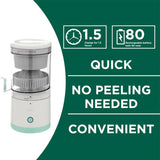 NNEOBA Portable Electric Citrus Juicer USB Rechargeable White