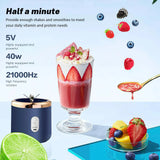 NNEOBA Portable Electric Fruit Juice Blender