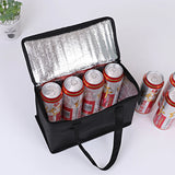 NNEOBA Portable Insulated Lunch Cooler Bag (Black)