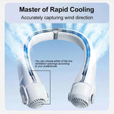 NNEOBA Adjustable Bladeless Portable Neck Fan