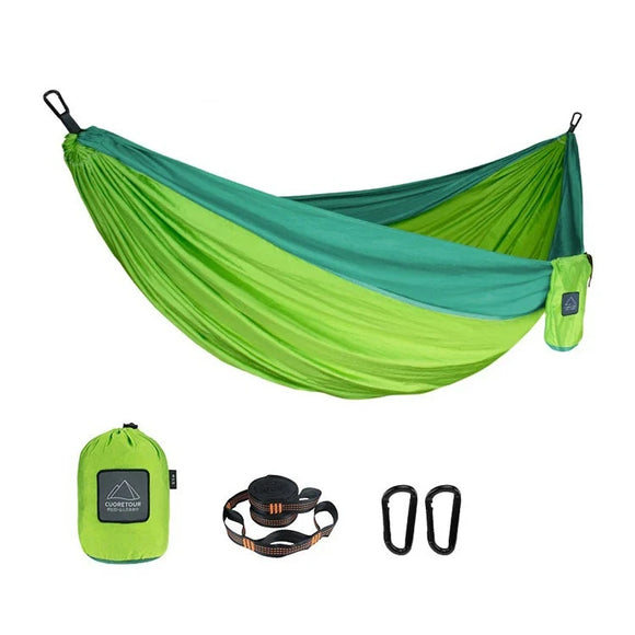 NNEOBA Portable Nylon Parachute Camping Hammock