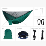 NNEOBA Camping Hammock with Net (290x140cm)