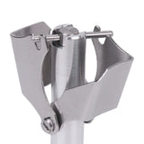 NNEOBA Portable Stainless Steel Manual Nose Hair Trimmer Silver