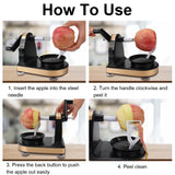 NNEOBA Hand-Cranked Multifunctional Fruit & Vegetable Peeler