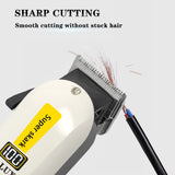 NNEOBA Professional USB Rechargeable Hair Clipper LCD Display Yellow