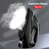 NNEOBA 2200W Professional Steam Iron with Ceramic Soleplate