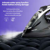 NNEOBA 2200W Professional Steam Iron with Ceramic Soleplate