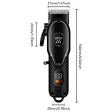 NNEOBA Professional Cordless Hair Clipper Set Wet & Dry Grooming Kit Black