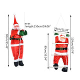 NNEOBA Christmas Santa Pendant Ladder Rope Climbing Santa