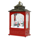 NNEOBA Christmas Snow Wind Lantern with LED Light and Music
