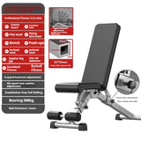 NNEOBA Foldable Multi-Function Dumbbell Bench Set