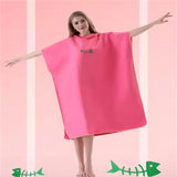 NNEOBA Quick-Drying Hooded Bathrobe for Swimming & Fitness