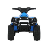 NNEDSZ Kids Ride On ATV Quad Motorbike Car 4 Wheeler Electric Toys Battery Blue