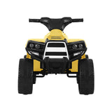 NNEDSZ Kids Ride On ATV Quad Motorbike Car 4 Wheeler Electric Toys Battery Yellow