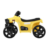 NNEDSZ Kids Ride On ATV Quad Motorbike Car 4 Wheeler Electric Toys Battery Yellow