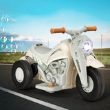 NNEDSZ Kids Ride On Car Electric Motorcycle Motorbike with Bubble Maker Green