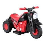 NNEDSZ Kids Ride On Car Motorcycle Motorbike with Bubble Maker Electric Toy 6V Red