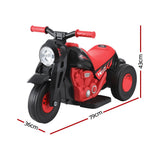 NNEDSZ Kids Ride On Car Motorcycle Motorbike with Bubble Maker Electric Toy 6V Red